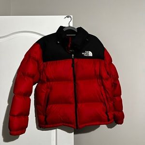 North Face Nuptse Puffer Red